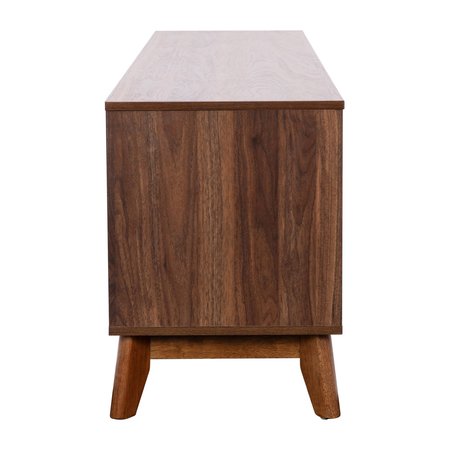 Flash Furniture Walnut 70" TV Stand with Adjustable Middle Shelf EM-TV1801-WAL-GG